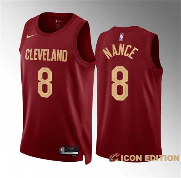 Men's Cleveland Cavaliers #8 Pete Nance Wine Icon Edition Stitched Jersey Dzhi,We sell and wholesale Men's Cleveland Cavaliers #8 Pete Nance Wine Icon Edition Stitched Jersey Dzhi on line form chian!